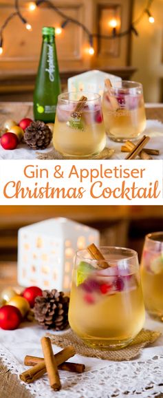 Gin & Appletiser a refreshing Christmas Cocktail