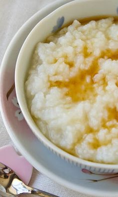 Ginger Honey Okayu (Japanese Rice Porridge