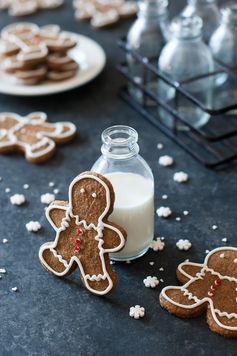 Gingerbread Cookies Recipe (Paleo, Gluten Free, Clean Eating, Dairy Free, Vegan