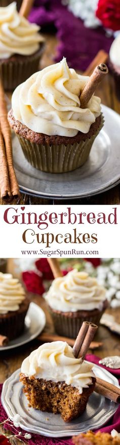 Gingerbread Cupcakes & A Giveaway