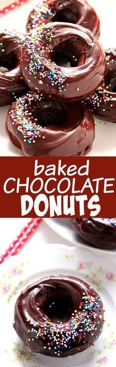 Glazed Chocolate Donuts