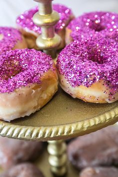 Glazed Glitter Donuts