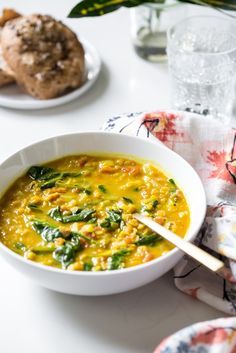 Glowing Spiced Lentil Soup