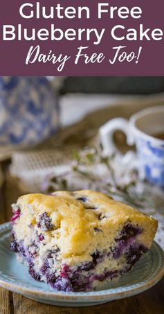 Gluten Free Blueberry Cake (dairy free