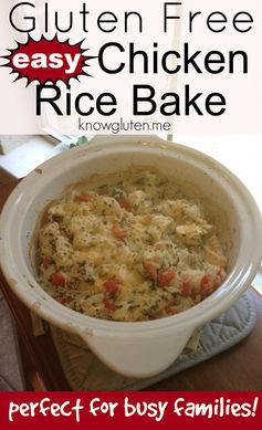 Gluten Free Chicken Rice Bake