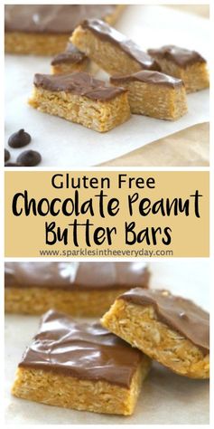 Gluten Free Chocolate Peanut Butter Bars