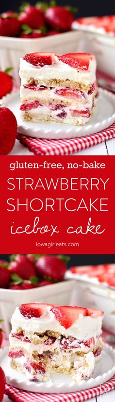 Gluten-Free No-Bake Strawberry Shortcake Icebox Cake