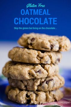 Gluten Free Oatmeal Chocolate Chip Cookies #Recipe