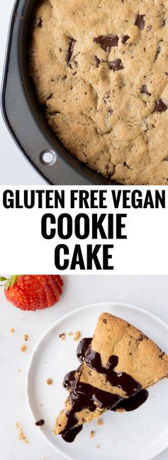 Gluten Free Vegan Cookie Cake