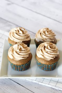 Gluten free vegan dirty chai cupcakes