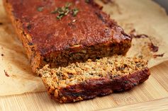 Gluten-free + Vegan Lentil “Meat” Loaf