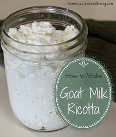 Goat Milk Ricotta