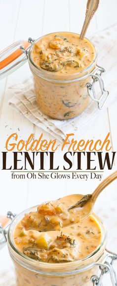 Golden French Lentil Stew from Oh She Glows Every Day