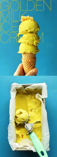 Golden Milk Ice Cream (Vegan