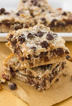 Grain-Free Magic Cookie Bars (Dairy-Free, Refined-Sugar-Free