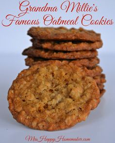 Grandma Millie’s Famous Oatmeal Cookies