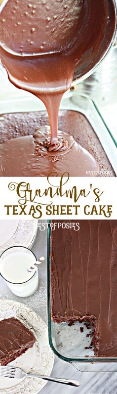 Grandma's Texas Sheet Cake