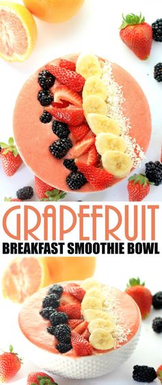 Grapefruit Breakfast Smoothie Bowl