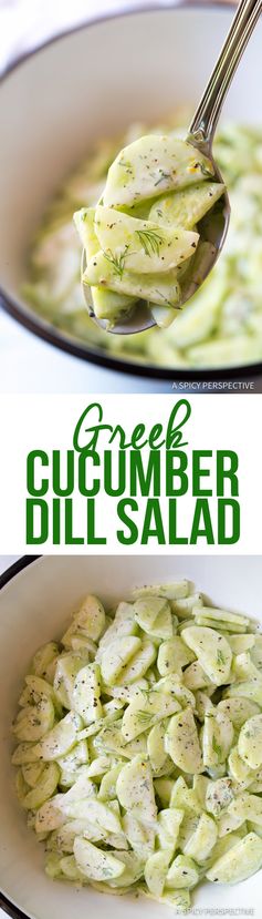 Greek Cucumber Dill Salad