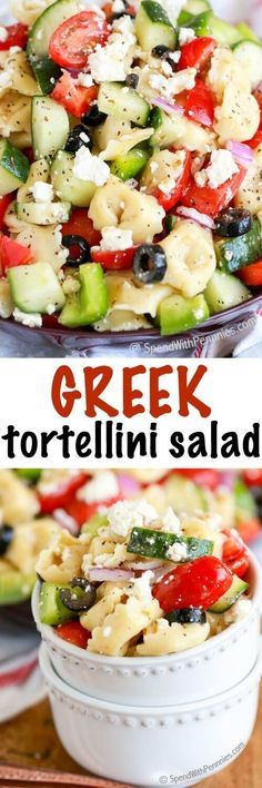 Greek Tortellini Salad