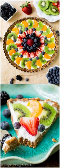 Greek Yogurt Fruit Tart