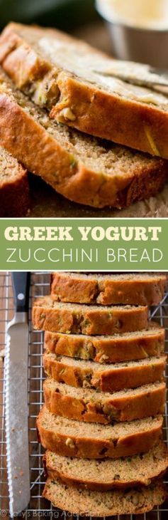 Greek Yogurt Zucchini Bread