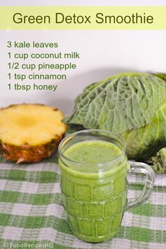 Green Detox Smoothie for a Healthier Breakfast