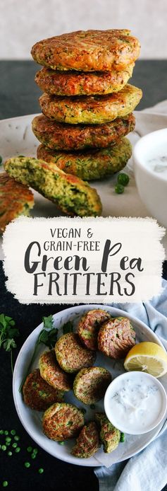 Green Pea Fritters (Vegan + GF