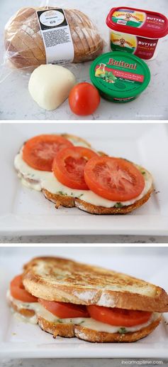 Grilled caprese sandwich