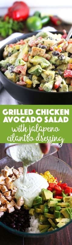 Grilled Chicken Avocado Salad