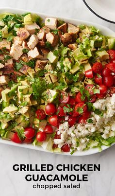 Grilled Chicken Guacamole Chopped Salad