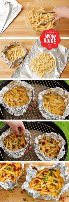 Grilled Foil-Pack Cheesy Fries