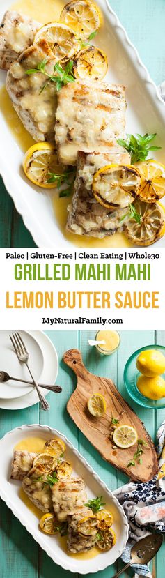 Grilled Mahi Mahi Recipe in a Lemon Butter Sauce (Carrabba's copycat