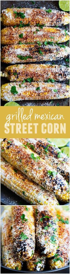 Grilled Mexican Street Corn