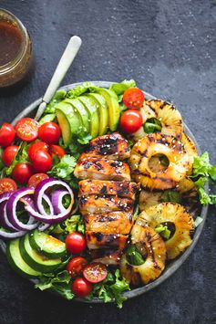 Grilled Teriyaki Chicken Salad