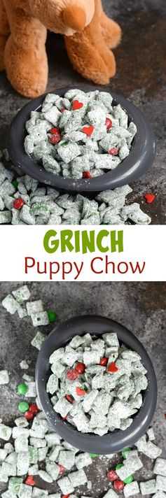 Grinch Puppy Chow