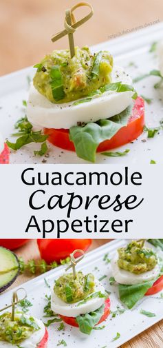 Guacamole Caprese Appetizer Bites