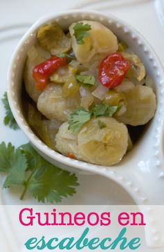 Guineos en Escabeche (Pickled Green Bananas