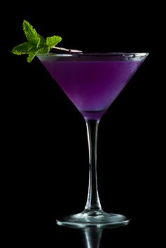 Halloween Cocktail- Purple Martini