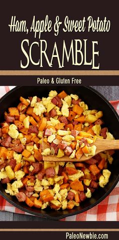 Ham, Apple & Sweet Potato Scramble