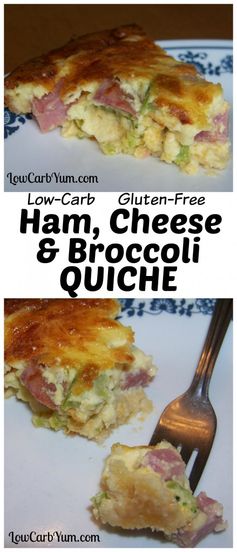 Ham Cheese and Broccoli Quiche