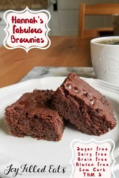 Hannah’s Fabulous Brownie Recipe – Low Carb, THM S