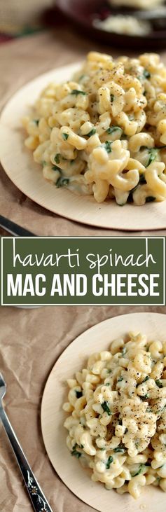 Havarti Spinach Mac and Cheese