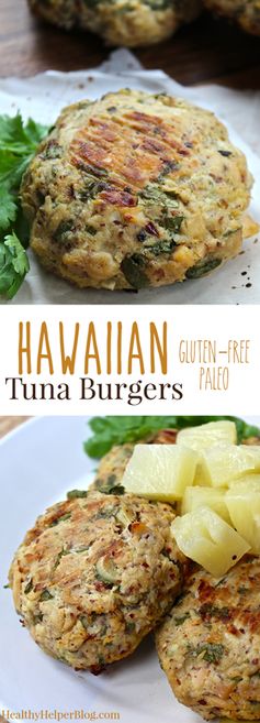 Hawaiian Tuna Burgers