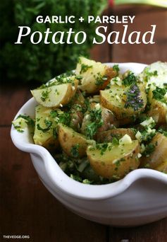 Healing Garlic & Parsely Potato Salad (GF, Vegan, Gerson