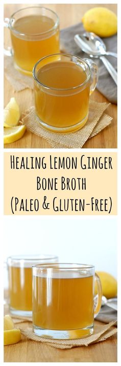 Healing Lemon Ginger Bone Broth