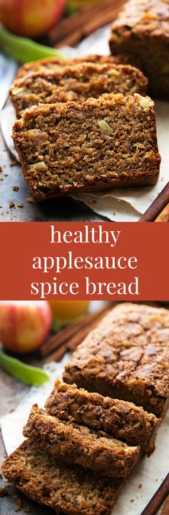 Healthier Applesauce Spice Bread