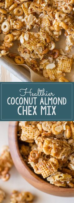 Healthier Coconut Almond Chex Mix