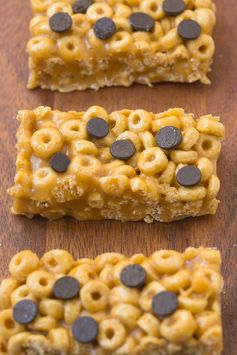 Healthy 4 Ingredient No Bake Protein Cereal Bars