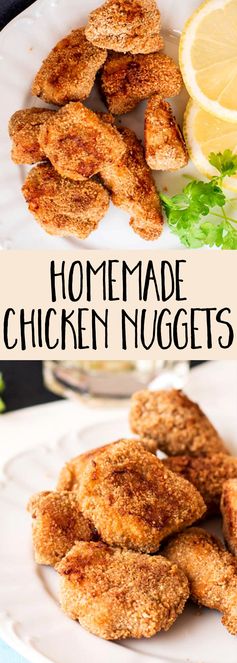 Healthy Baked Chicken Nuggets